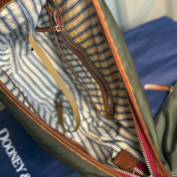 Dooney & Bourke Nylon Wayfarer Hobo Purse, Accessory Bag, & Duster Bag - Picture 8 of 13